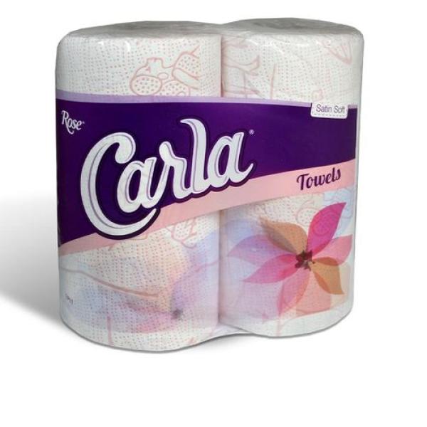 Rose Carla Towel 2 Rolls