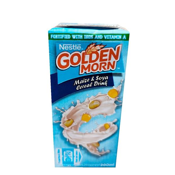 Golden Morn 200ml Maize & Soya Cereal Rtd