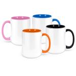 White And Colour Mug