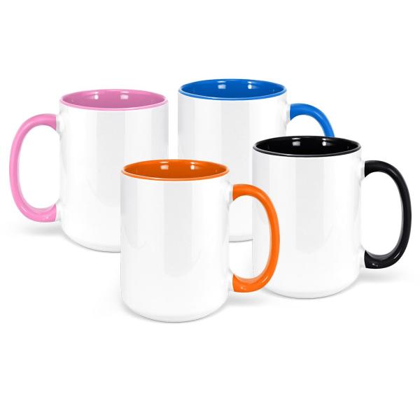 White And Colour Mug