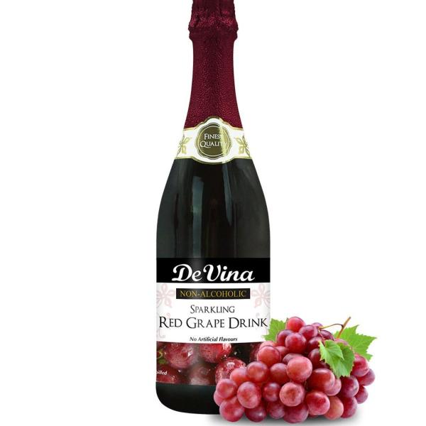 De vina 750 Ml Sparling Red Grape