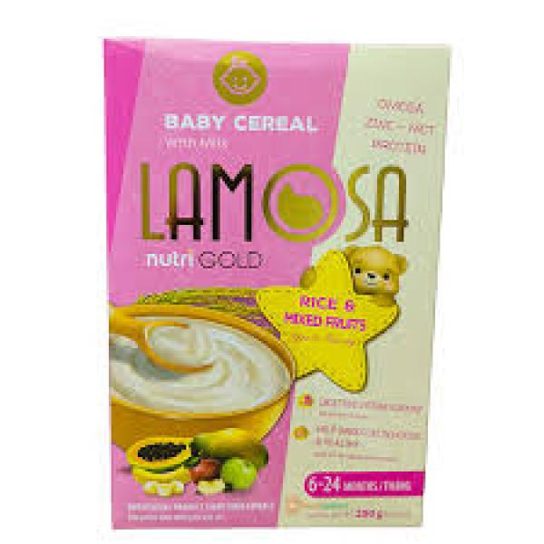Lamosa Nutri Gold Rice & Mixed Fruit 250G