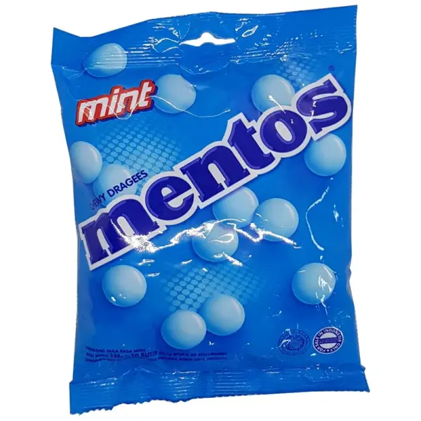 MENTOS 54.34G WHITE BUBBLE FRESH