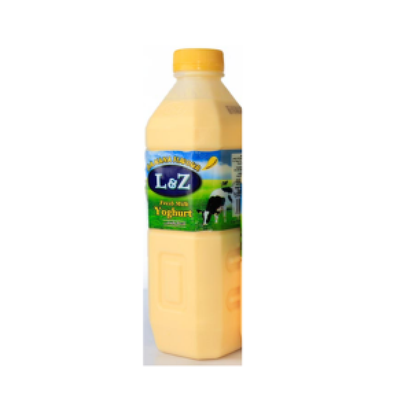 L & Z YOGHURT 1L BANANA